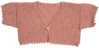 Ecopuno Baby Bolero Strickpaket 86/92 Peach