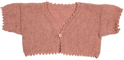 Ecopuno Baby Bolero Strickpaket 62/68 Peach