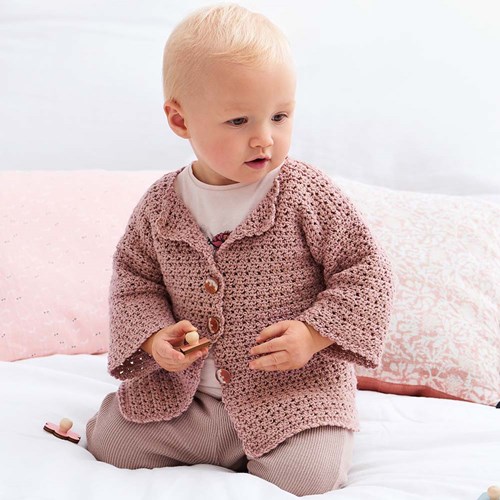 Alta Moda Cotolana Kinderjacke Häkelpaket 86/92-2