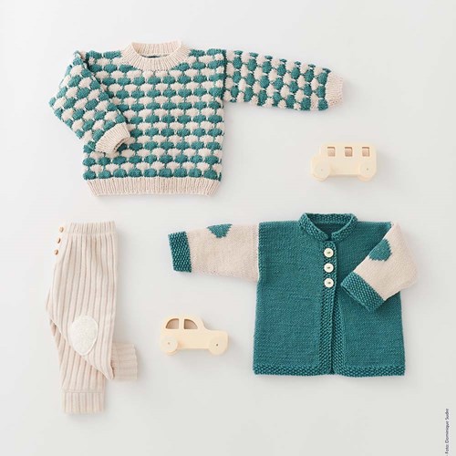 Cool Wool Kinderpullover Strickpaket 68/74-2