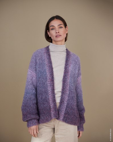 Lana Grossa Avio Strickjacke Strickpaket Größe 44/46