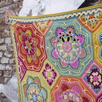 Persian Tiles Janie Crow Eastern Jewels Decke Häkelpaket-3