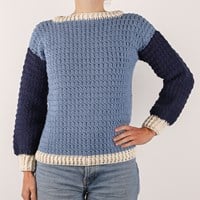 Yarn and Colors Colorblock Sweater Häkelanleitung-2