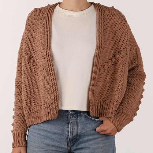 Brick Cardigan M 008 Häkelpaket