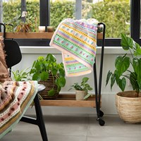 Striped Dot Babydecke Häkelpaket-3