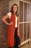 Bea Lang Vest Zonder Mouw
