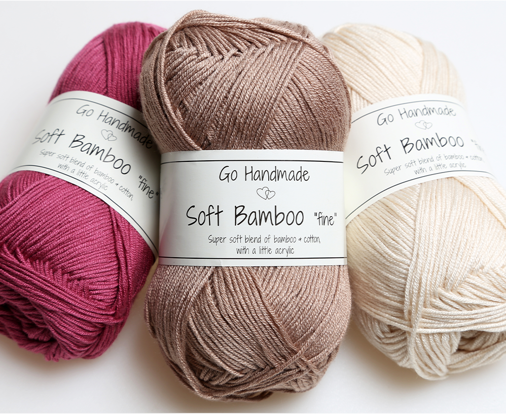 Go Handmade - Soft Bamboo Fine Bamboo Yarn (Color: Green)