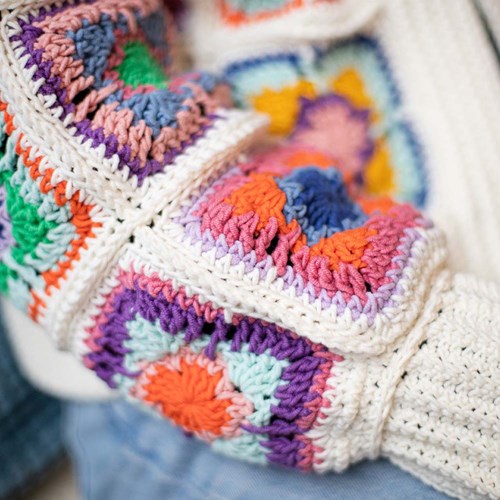 Haakpatroon Granny Square Vest a la Chloë