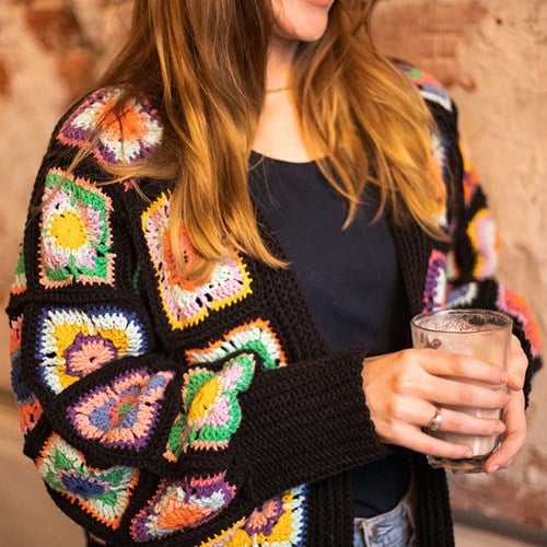 Haakpatroon Granny Square Vest a la Chloë