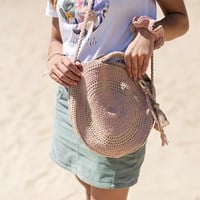 Häkelanleitung Runde Tasche mit Taschenaufhänger
