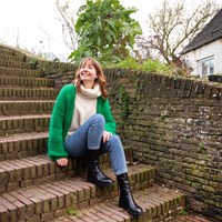 Bernadette Strickjacke Karin Strickpaket 1 Green-2