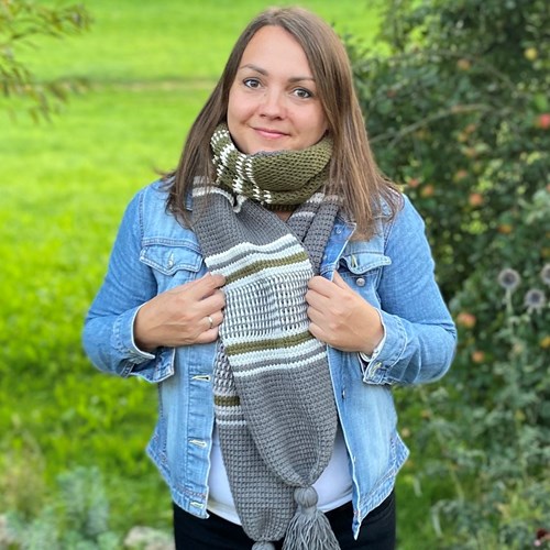 Häkelanleitung Schal Cozy Season