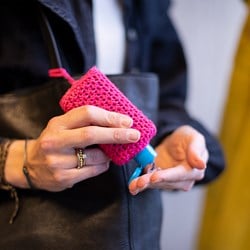 Häkelanleitung Handgel Hülle