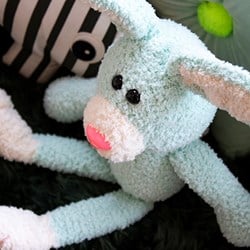 Häkelanleitung Furry Kuschelkaninchen