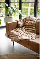 Häkelanleitung Striped Dot Decke-3