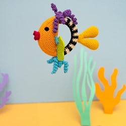 Fischrassel Häkelpaket