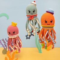 Häkelanleitung Tintenfisch Spielkuscheltier