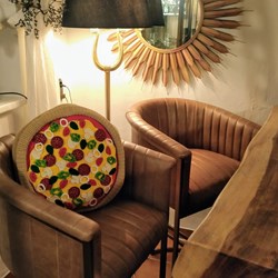 Häkelanleitung Pizza Kissen