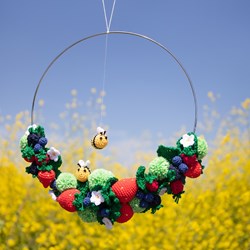 Häkelanleitung Sommerkranz