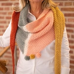 Strickanleitung Dreieckstuch Elegant