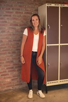 Strickanleitung Langer Cardigan ohne Ärmel Elegant-2