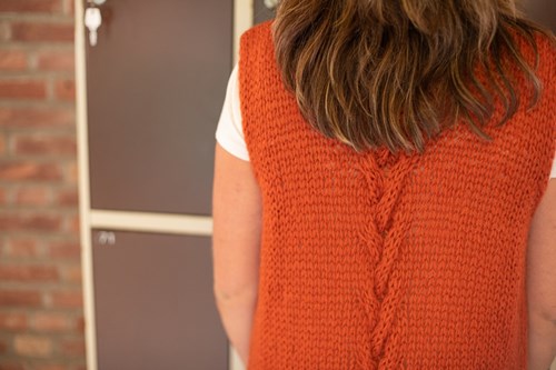 Bea Lang Vest Zonder Mouw