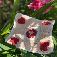 Häkelanleitung Blumen Topflappen-3