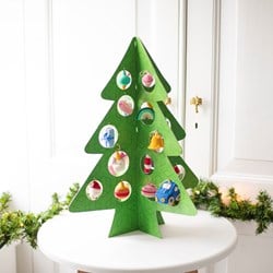 Fröhlicher Weihnachtsbaum AdventCAL Häkelpaket