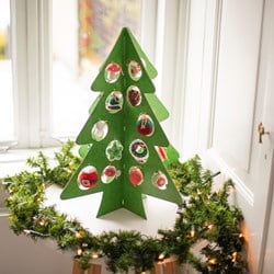 Traditioneller Weihnachtsbaum AdventCAL Häkelpaket