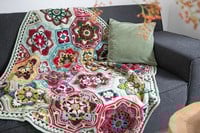 Persian Tiles Christmas Blanket Crochet Kit