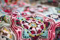 Persian Tiles Christmas Blanket Crochet Kit