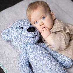 Hugg Bär Häkelpaket 1 Blue