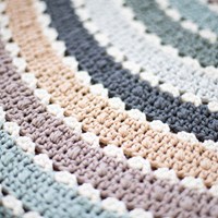 Runder Teppich Skye Häkelpaket 2 Natural Dots-2