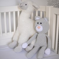 Häkelanleitung Wollplatz Kuscheltier Katze XL-3