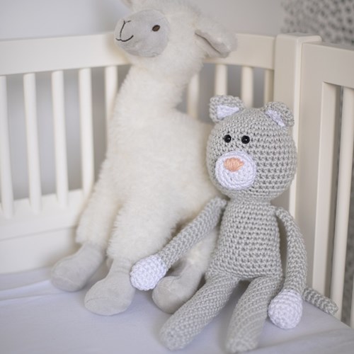 Häkelanleitung Wollplatz Kuscheltier Katze XL-3