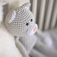 Häkelanleitung Wollplatz Kuscheltier Katze XL