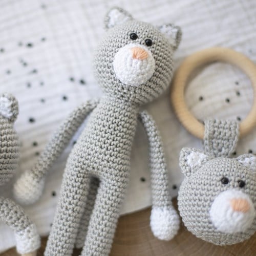 Häkelanleitung Wollplatz Kuscheltier Katze