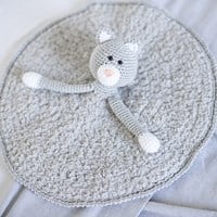 Häkelanleitung Wollplatz Schnuffeltuch Katze