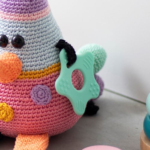Go Handmade Beißringe Sterne 21 Gelb-3