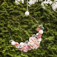 Häkelanleitung Frühjahrs Blumenkranz