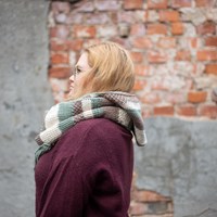 Häkelanleitung Kapuzenschal Mintus