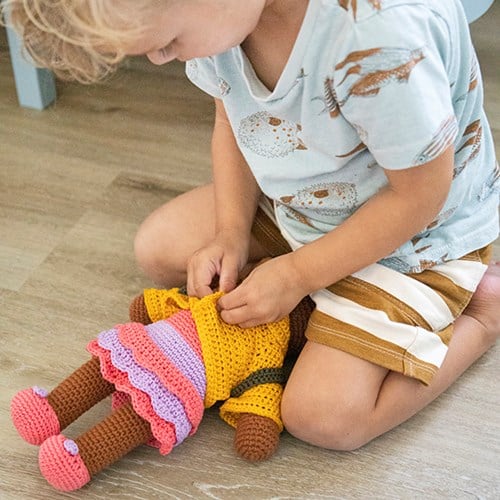 Haakpatroon Droom Aankleedbeer Kleding