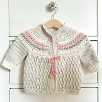 Häkelanleitung Kuschlige Babyjacke Alice