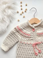 Häkelanleitung Kuschlige Babyjacke Alice