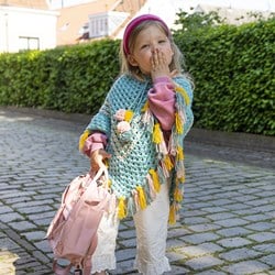 Budgetyarn Kinderponcho Häkelpaket
