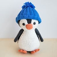 Winter Pinguin Häkelanleitung