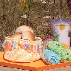 Häkelanleitung Sommerkorb