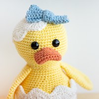 Frühling Ente Häkelanleitung-2