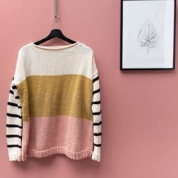 Strickanleitung Yarn and Colors Striped Jumper Color Block