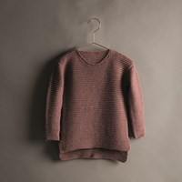 Creative Soft Wool Aran Kinderpullover Strickpaket 2 122/128